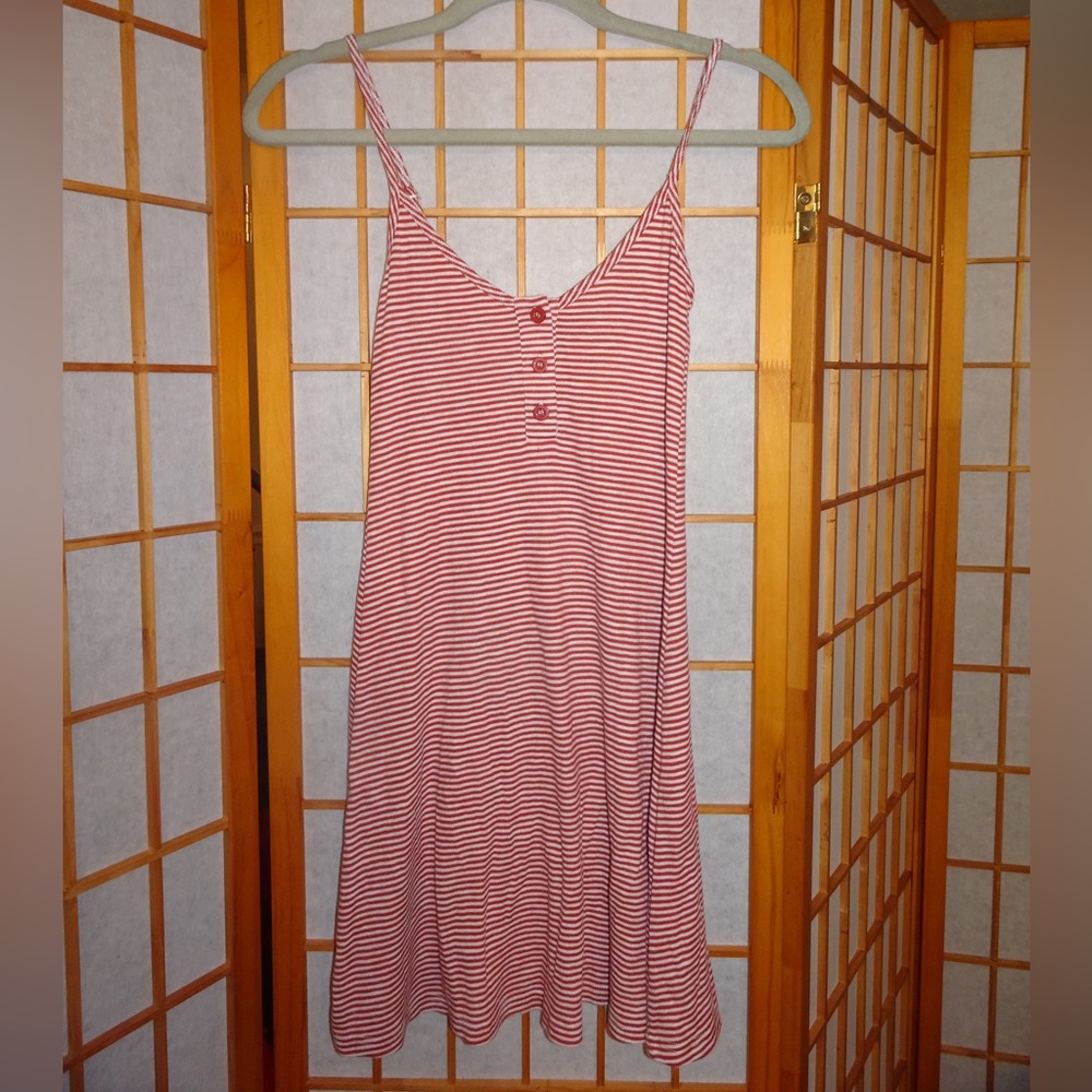 Stripped Pink Mini Dress
